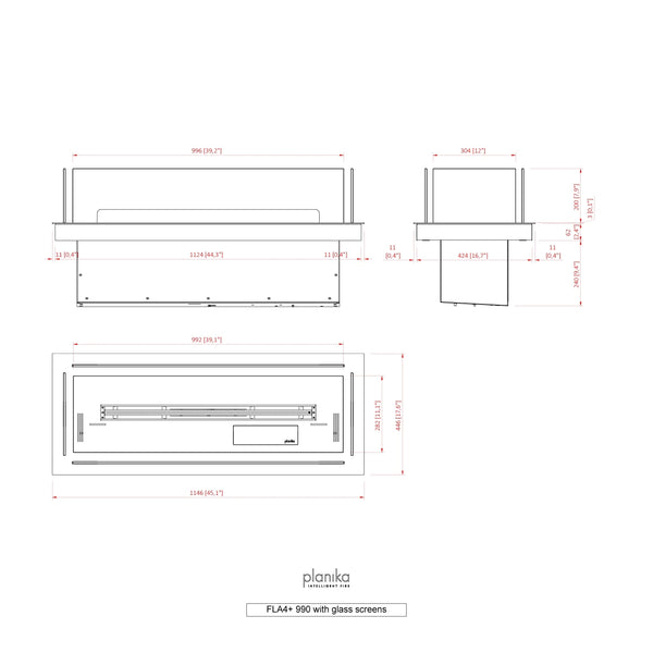 Inbyggnadsram 990 - FLA4/FLA4+