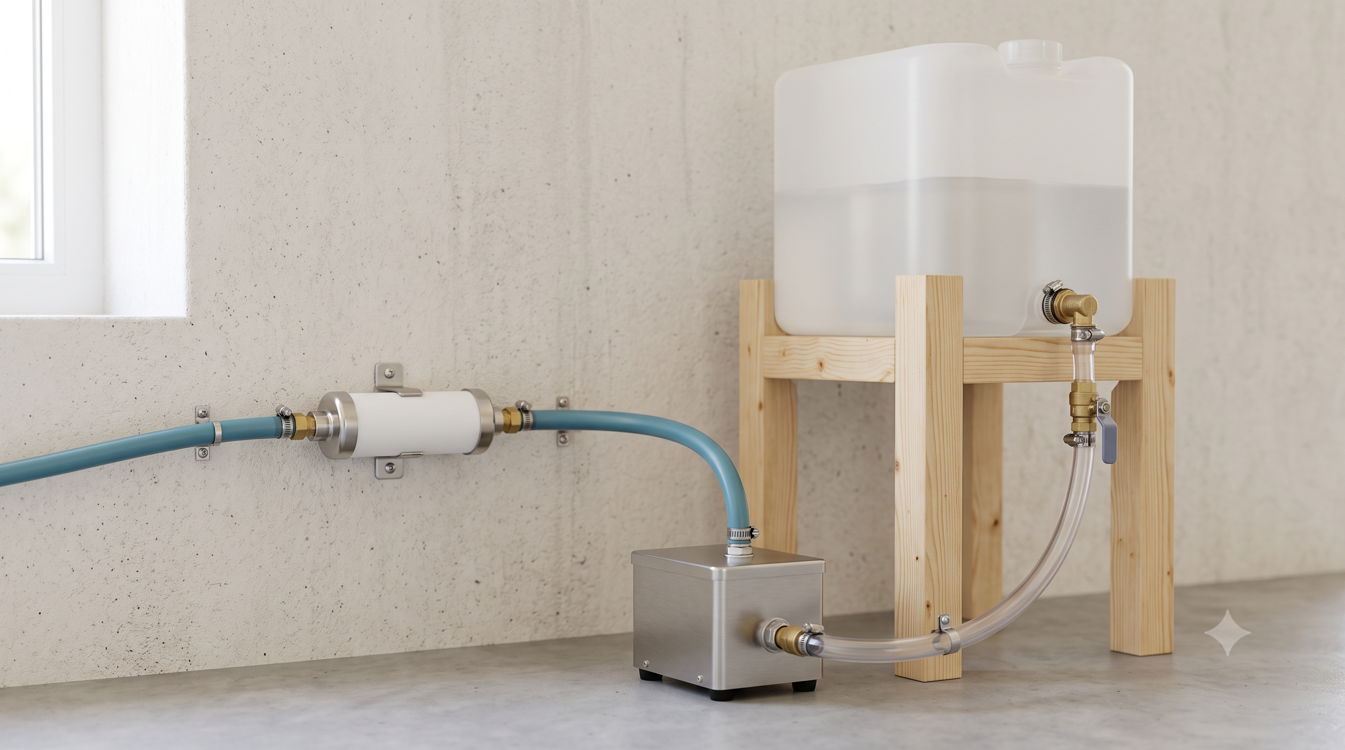 How to install water pump for E-Matrix Fires?