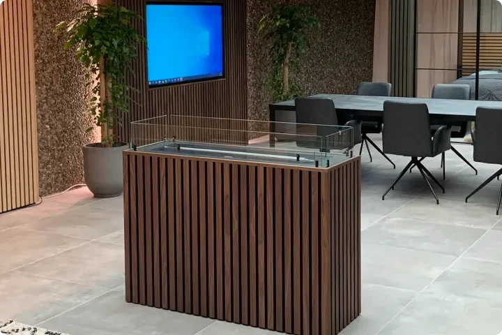 Bioethanol Burner in Baseplate