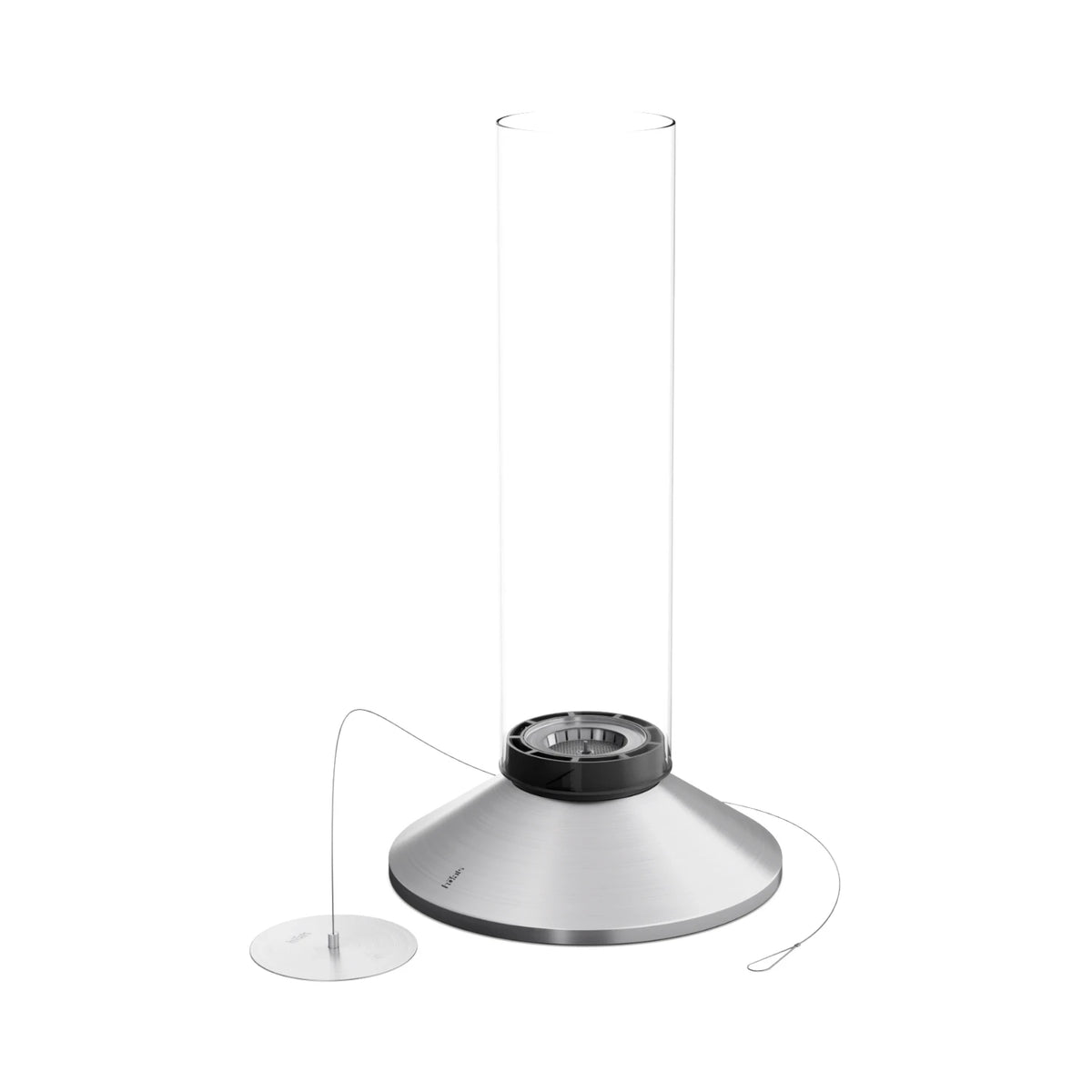 SPIN X 1200 Tabletop Fireplace - Silver