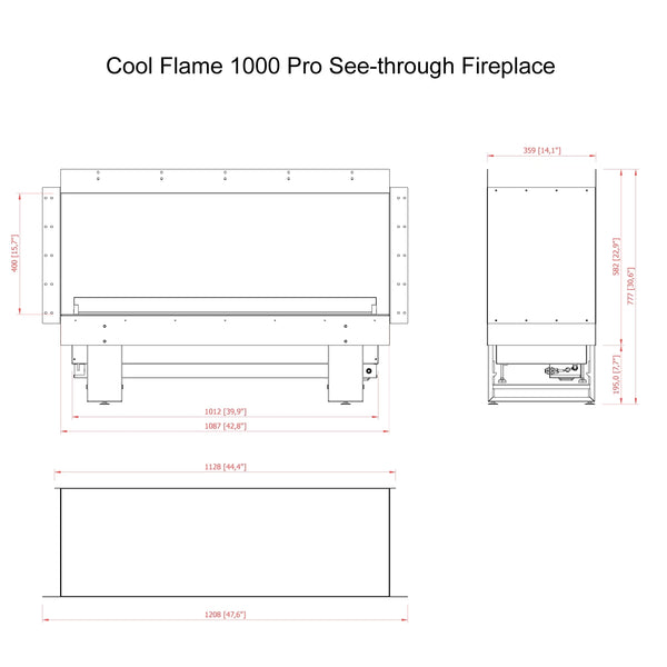Cool Flame 1000 Room-divider