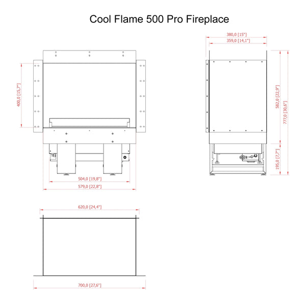 Cool Flame 500 Enkelsidig