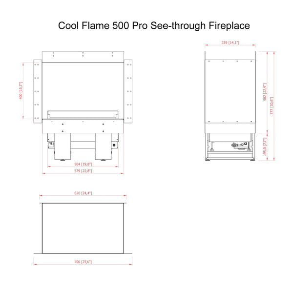 Cool Flame 500 Room-divider