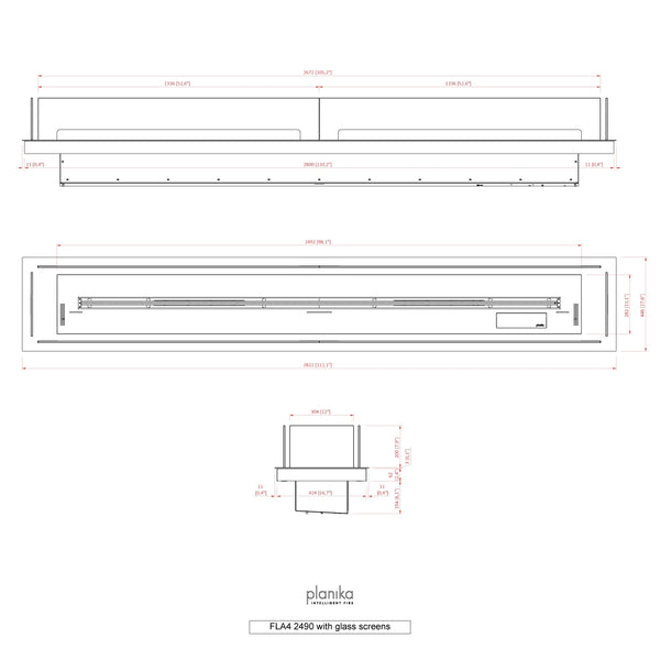 Inbyggnadsram 2490 - FLA4/FLA4+