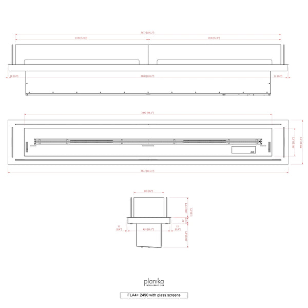 Inbyggnadsram 2490 - FLA4/FLA4+
