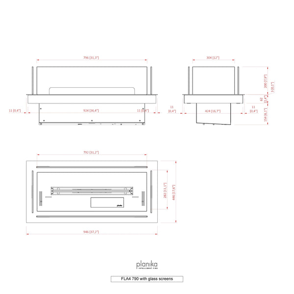 Inbyggnadsram 790 - FLA4/FLA4+