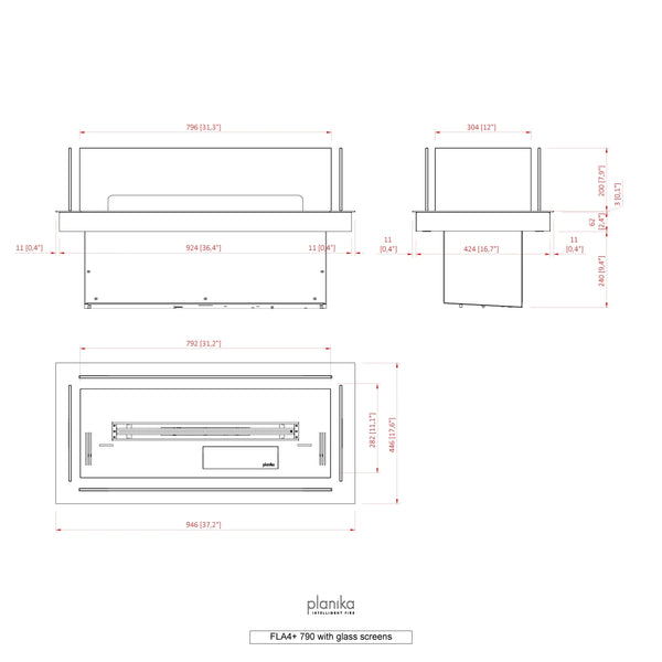 Inbyggnadsram 790 - FLA4/FLA4+