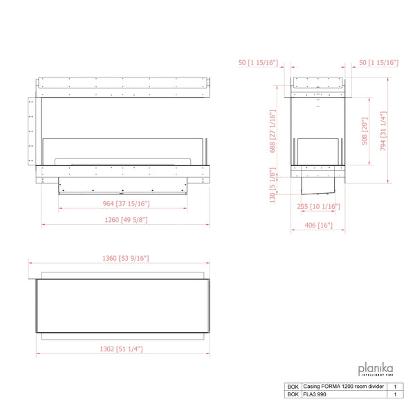 Forma 1200 Room Divider