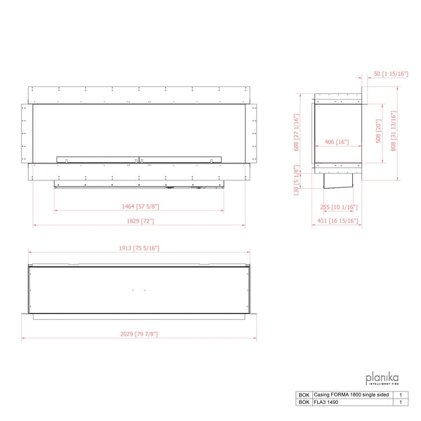 Forma 1800 Single-Sided