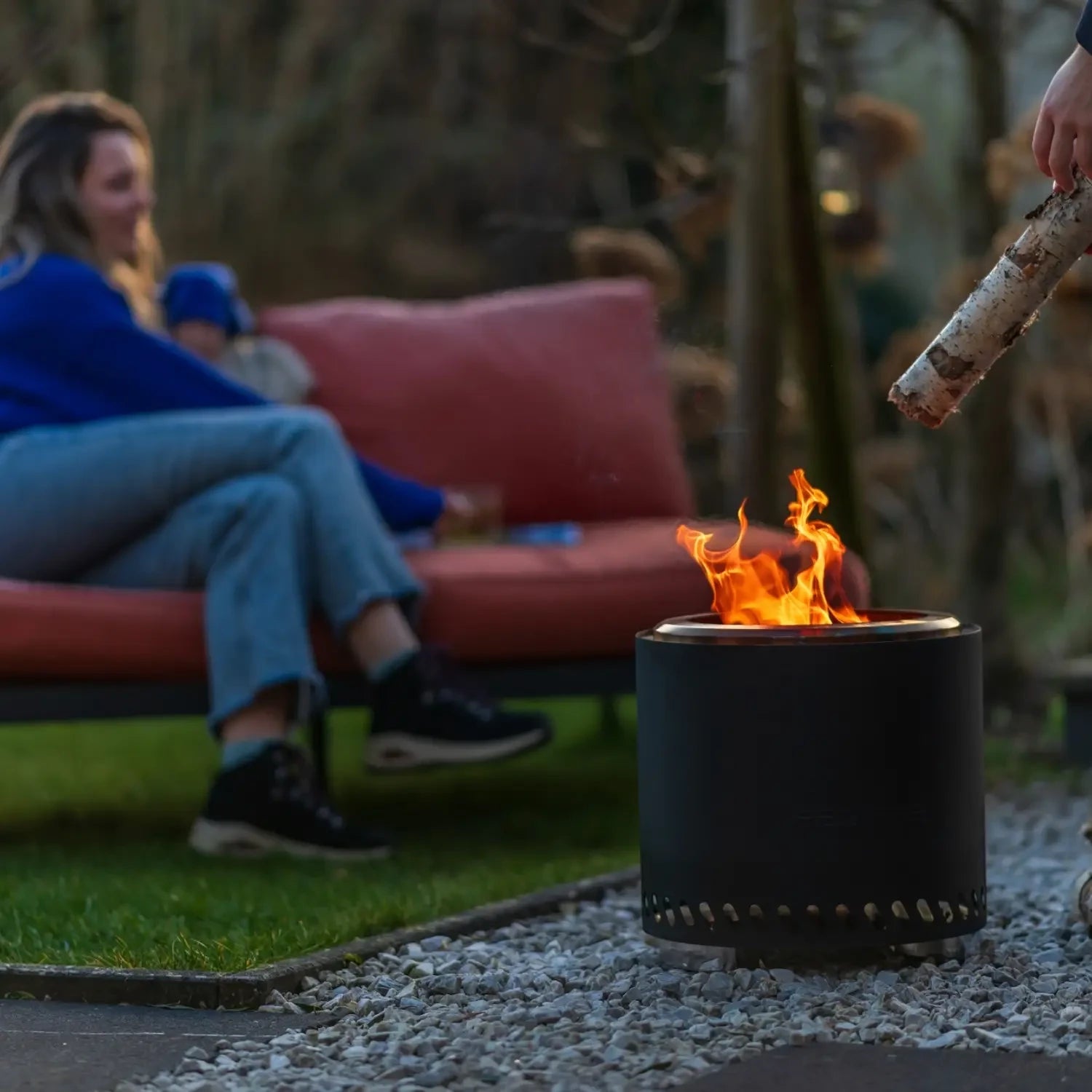 Volcano Pellet Eldstad Stor – Matt Svart