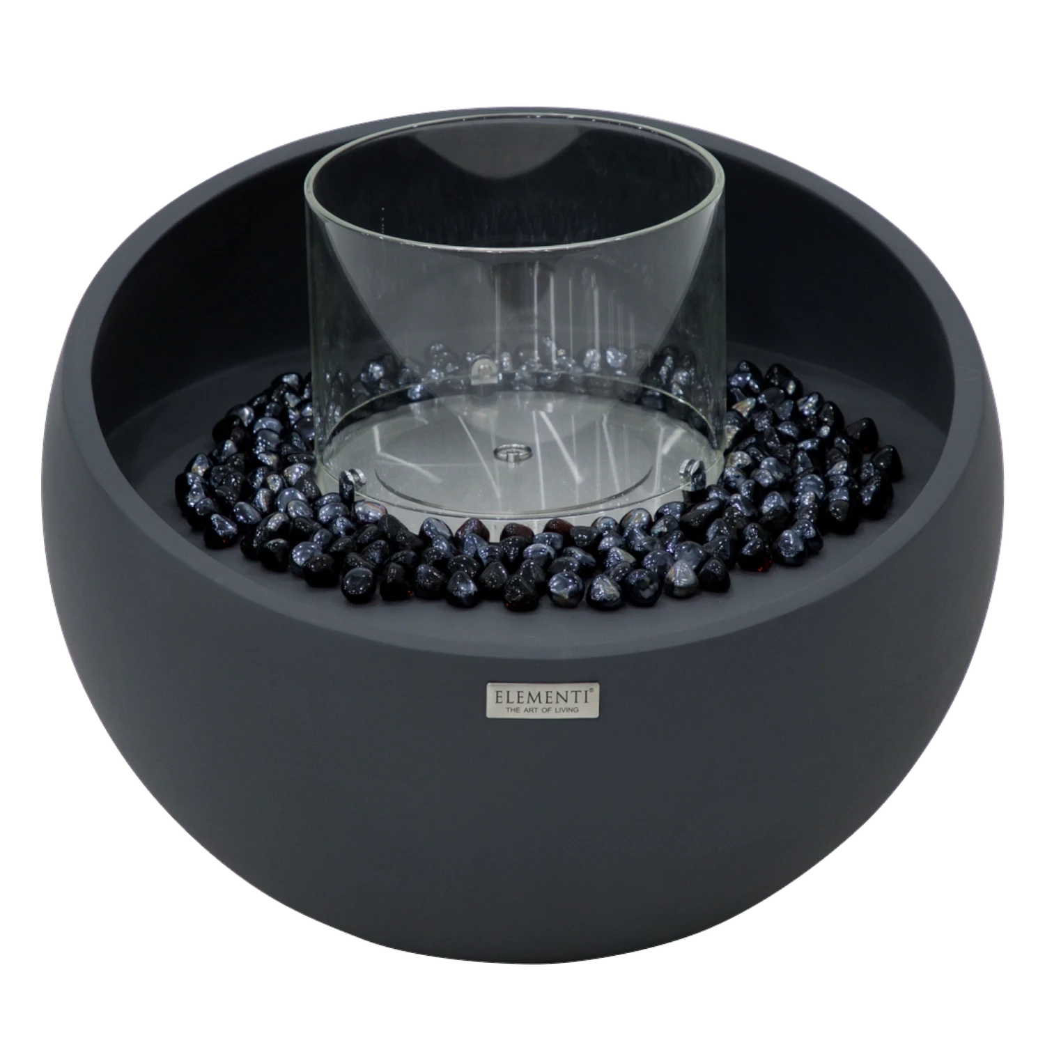 FIRENZE Bioethanol Fire Bowl – Slate Black