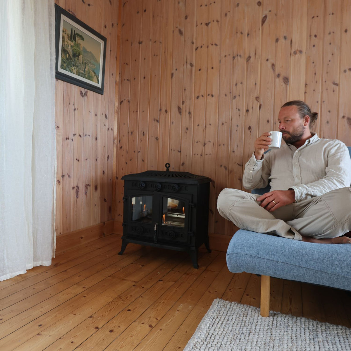 Spitsbergen - Fristående Etanolkamin