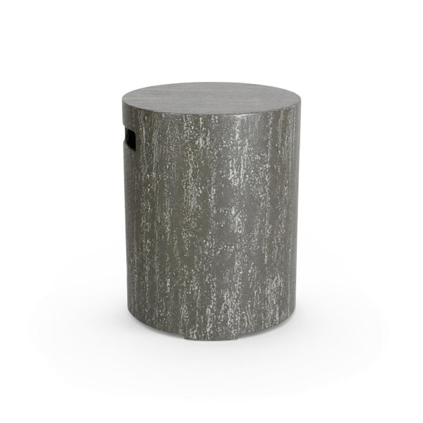 Enclosure Round Dark Travertine – Gasolflasköverdrag