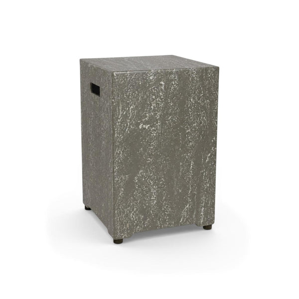Enclosure Square Dark Travertine – Gasolflaskgömma
