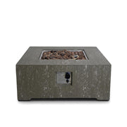 Estate Square 88 Dark Travertine – Fyrbordsbord i kvadratisk gas