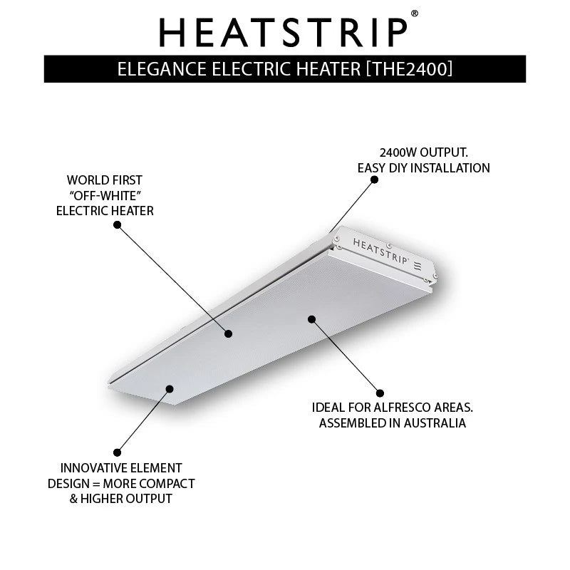 Heatstrip Elegance 2400 watt