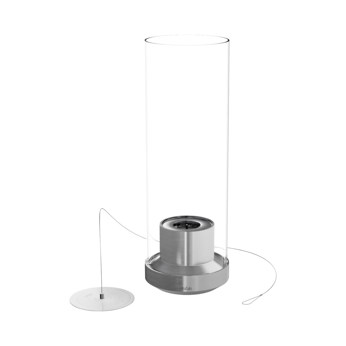 Dance 900 Tabletop Fireplace - Silver
