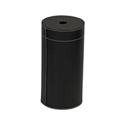 Leather cylinder for fire starter storage