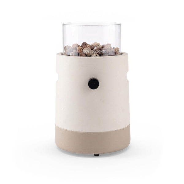 Lumi Cone Split Beige – Bordsplacerad gaseldstad