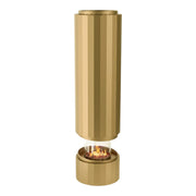 Pillar – Hängande bioetanolkamin – Metallisk guld