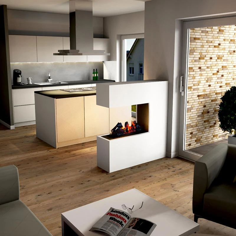 Schiller White - OMC 600 | Freestanding Water Vapour Fireplace