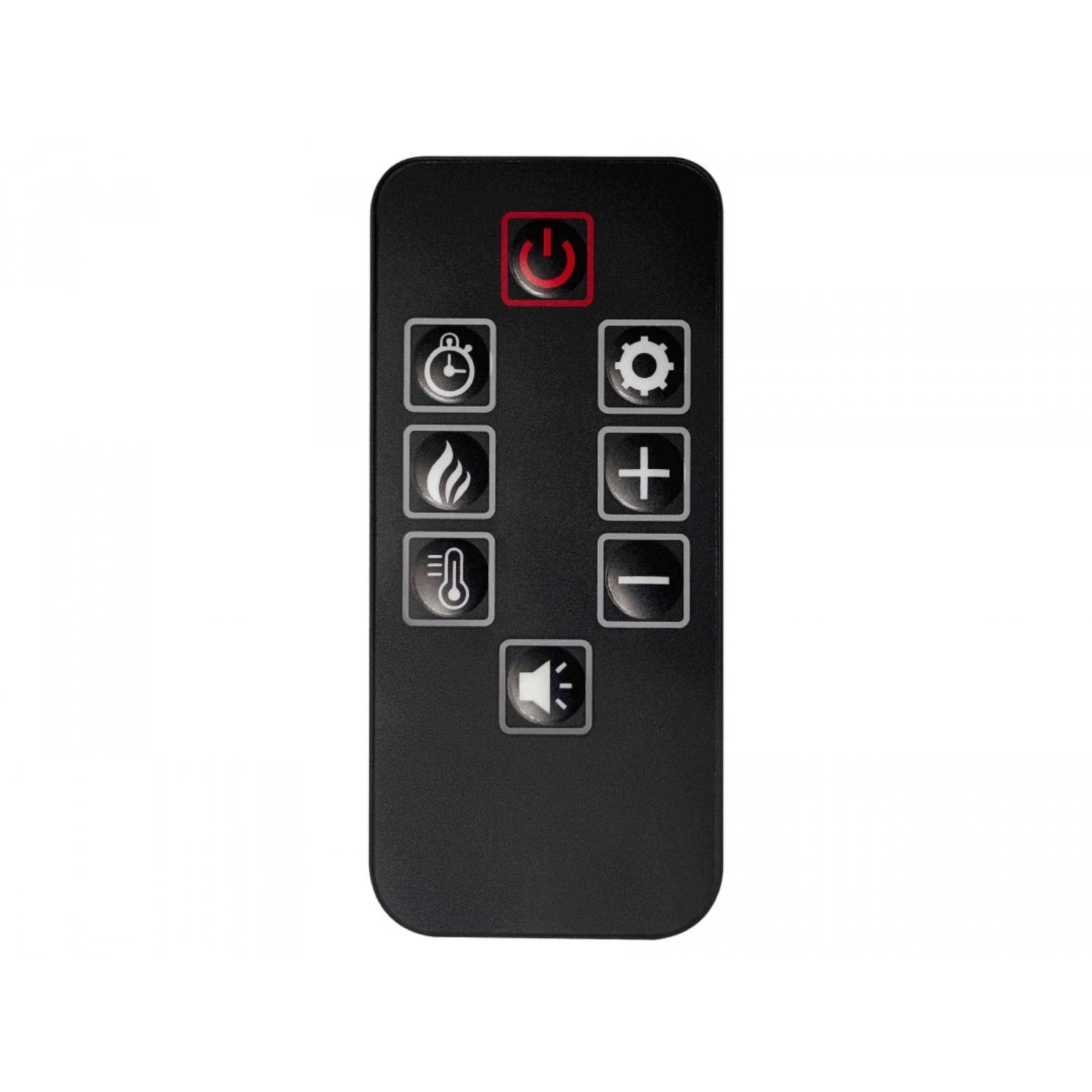 Linz eldstad - vit - LED-belysning