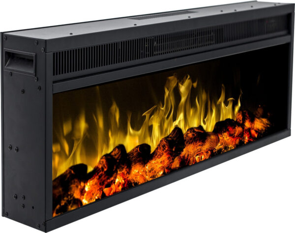 LED Klassisk elkamin för inbyggnad - 129 cm