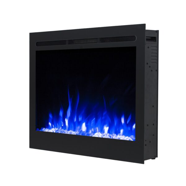 LED Pro inbyggnadskamin till el - 80 cm