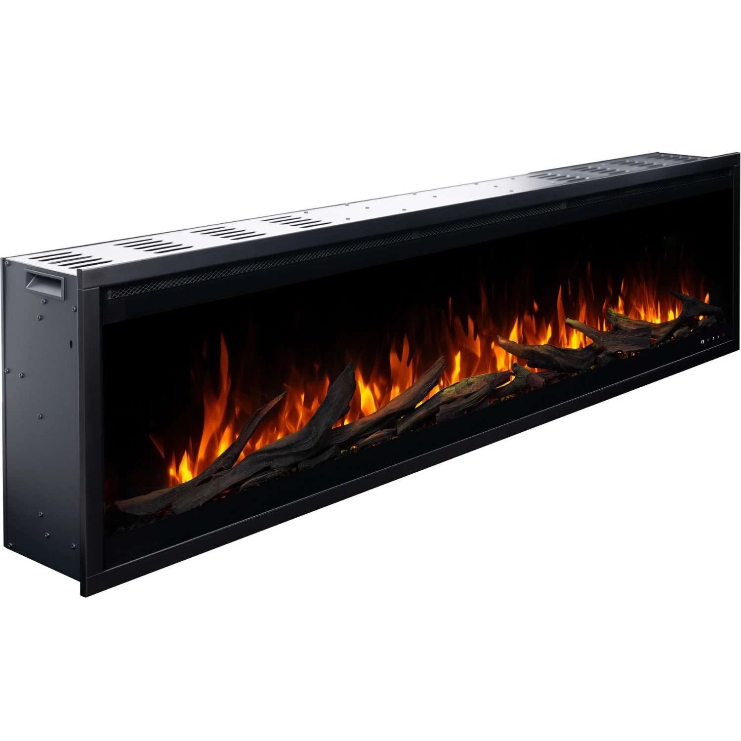 Royal Pro Wall-Mounted Electric Fireplace - Black - 180 cm