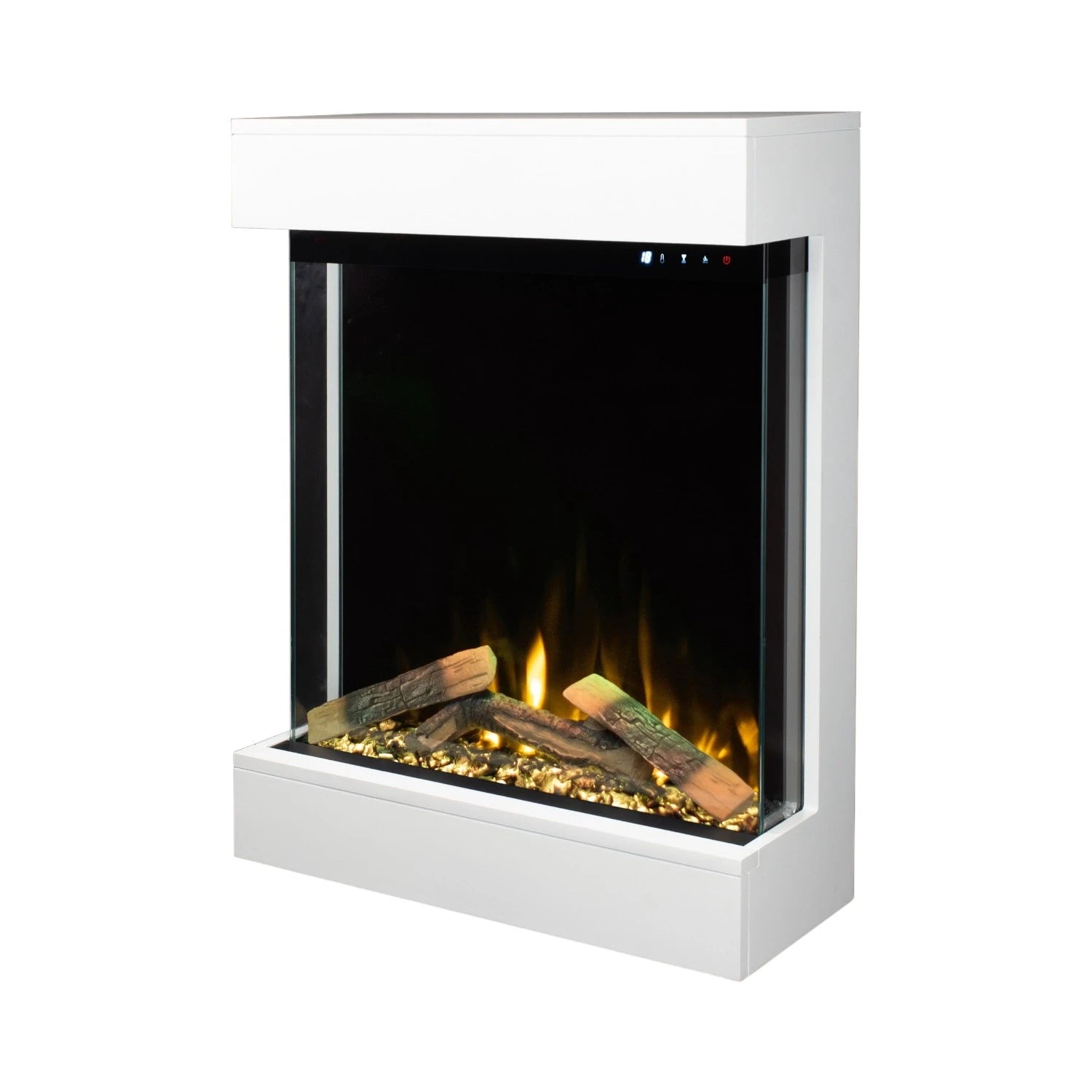 Dame Electric Fireplace - White