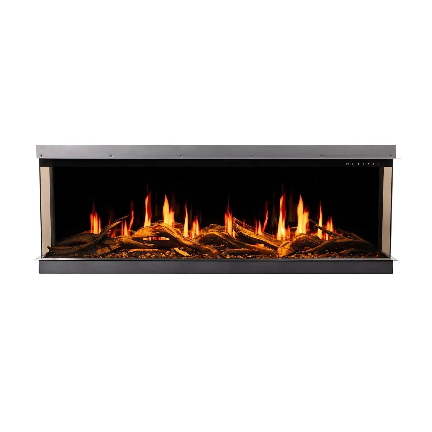 Gold 132 cm - Built-In Electric Fireplace