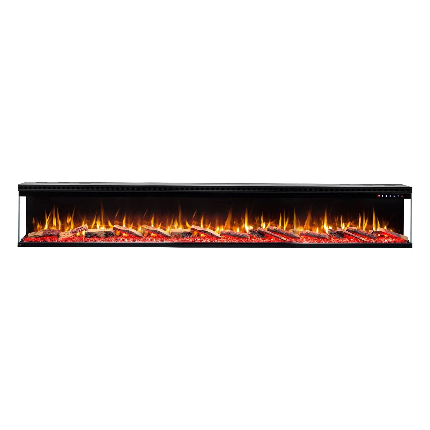 Unique 254 cm - Three-sided Electric Fireplace
