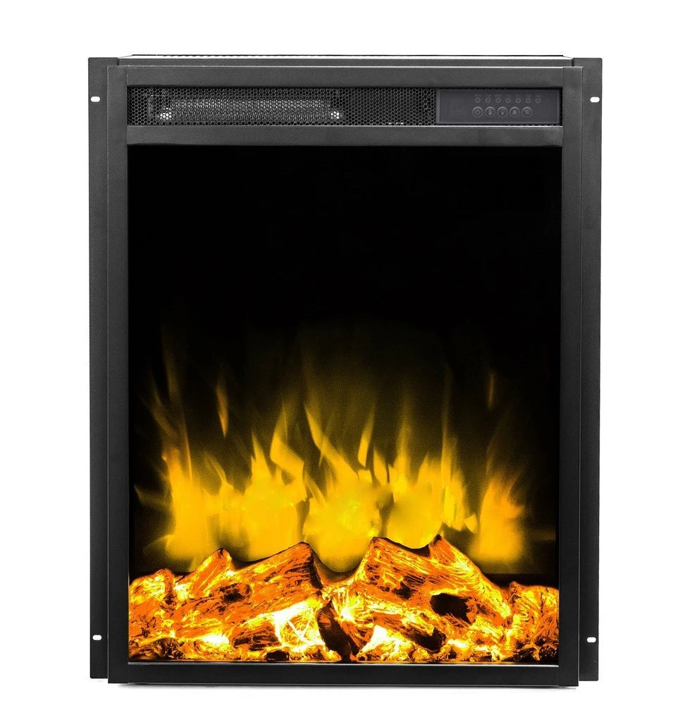 LED elkamin för inbyggnad - 45 cm