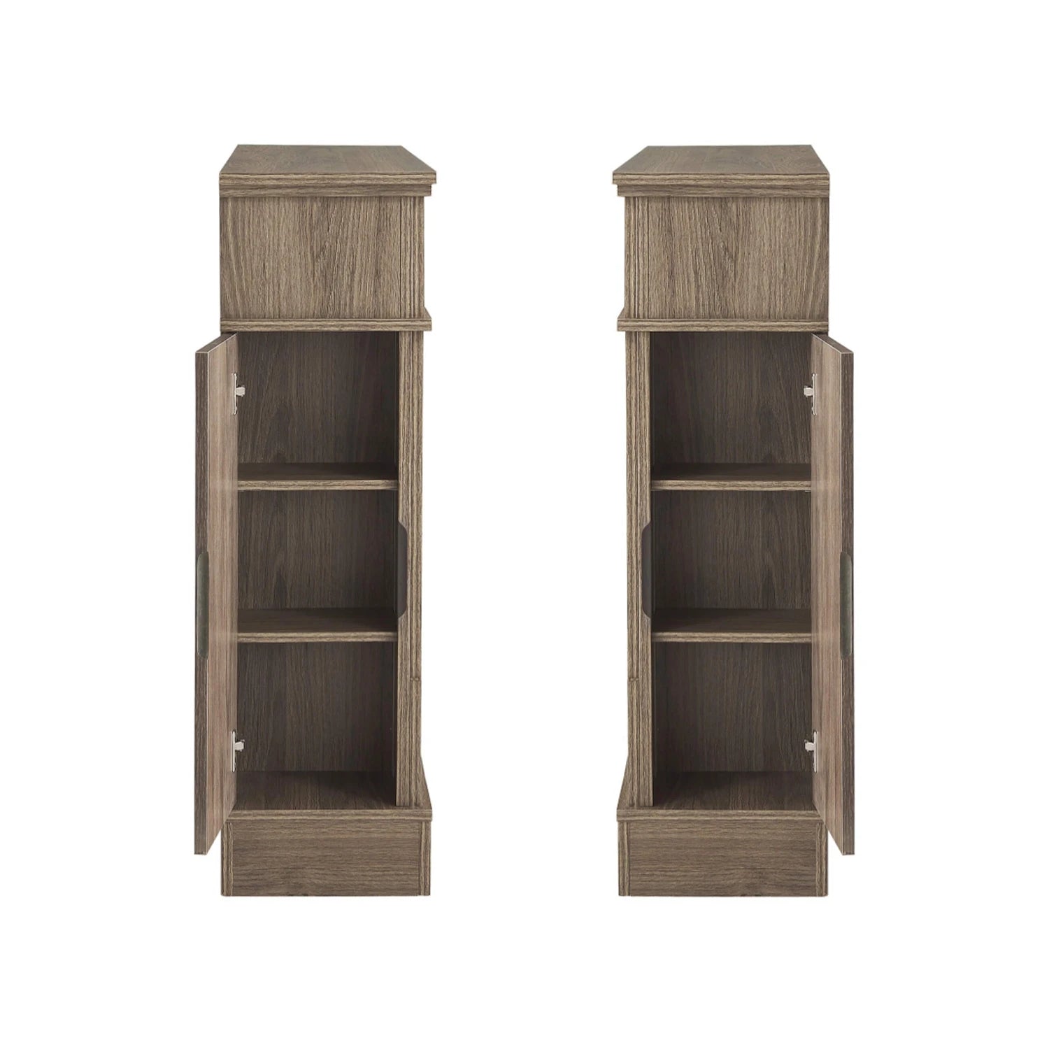 For Living Fireplace Mantel – Grey Oak (Frame Only)