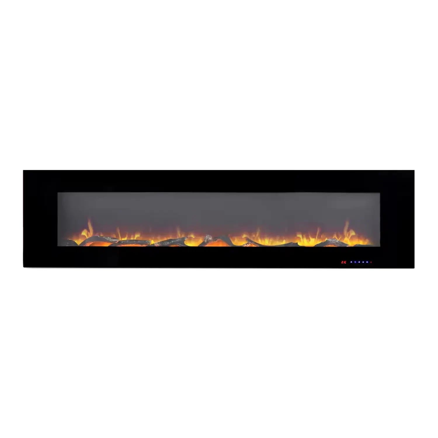 Azurite 182 cm - Wall-mounted electric fireplace from ScandiFlames Electric