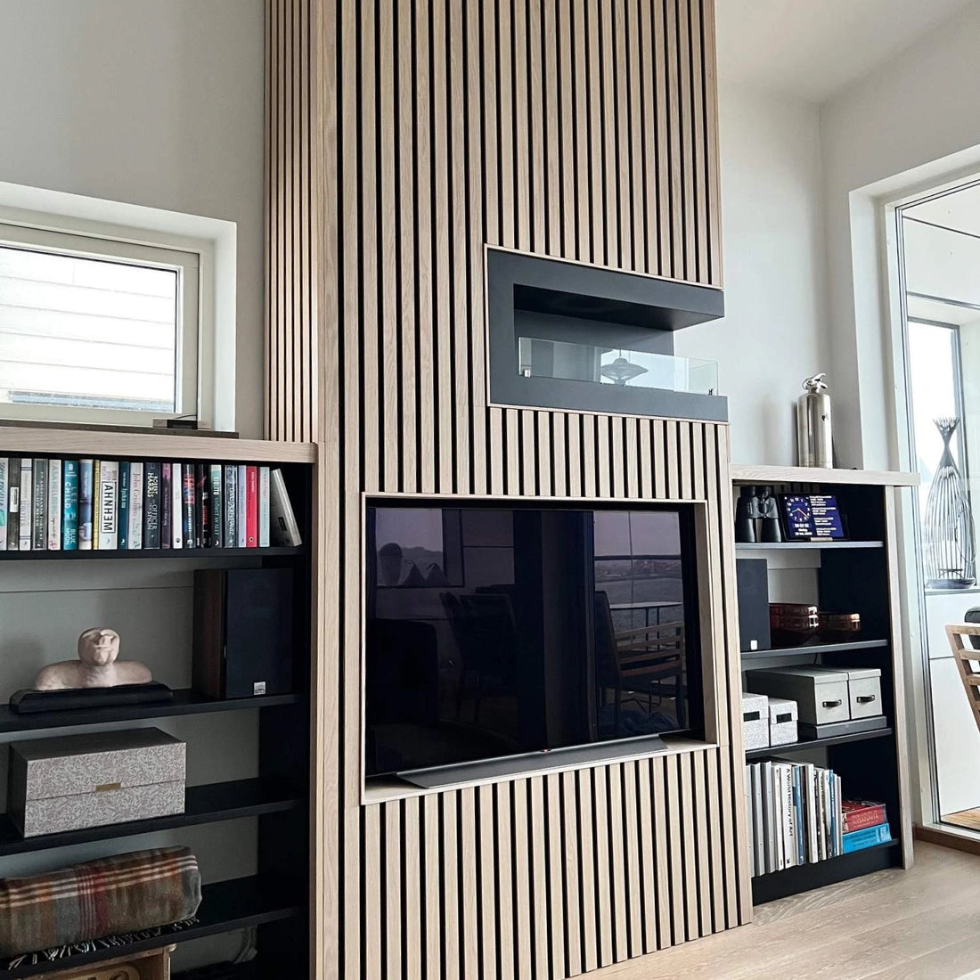 Hörnkamin 85 cm - Vänster