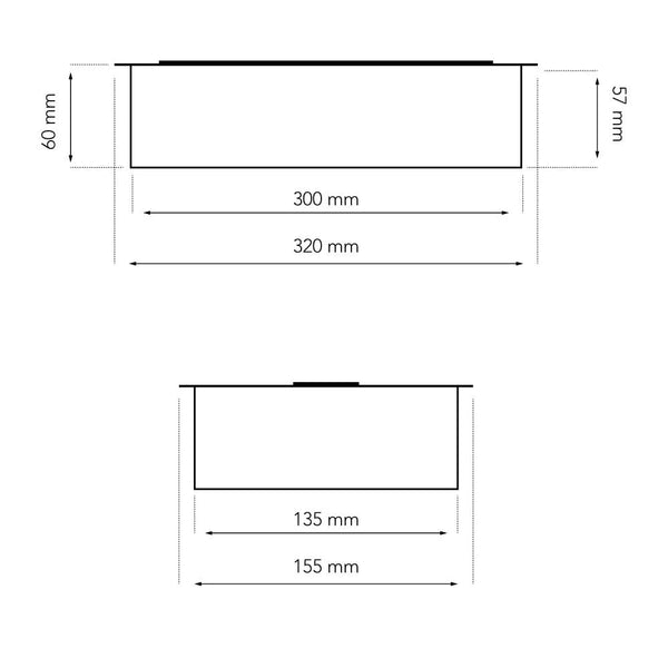 1,5 liters Deluxe etanol brännare 32 cm