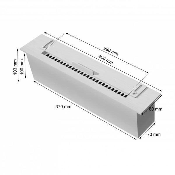 Slimline brännare - 40 cm