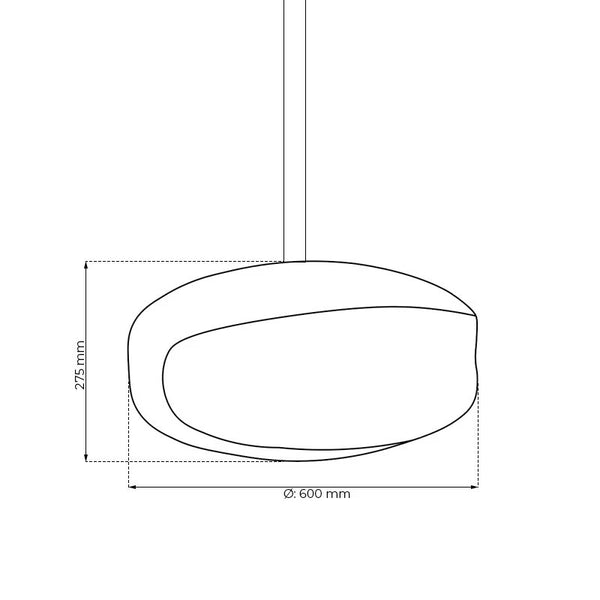 Stål UFO-60 etanolkamin för takmontering