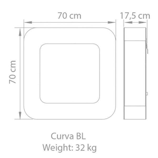 Safretti Curva BL - Vit