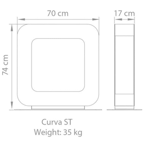 Safretti Curva ST - Svart