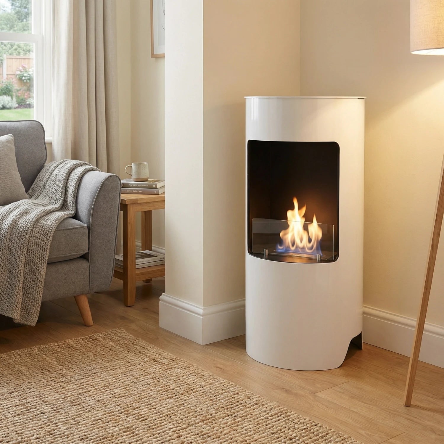 Montgomery White - Open Bioethanol Wood-stove
