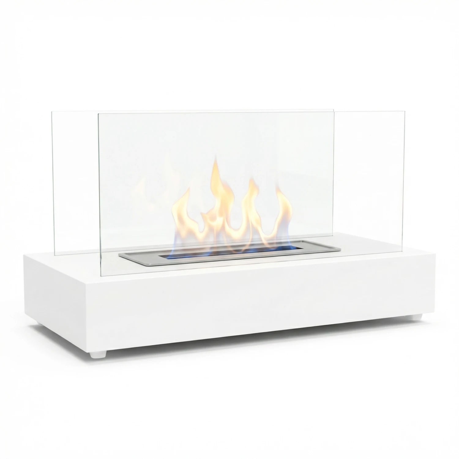 Lambeth White - Tabletop Bio Fireplace