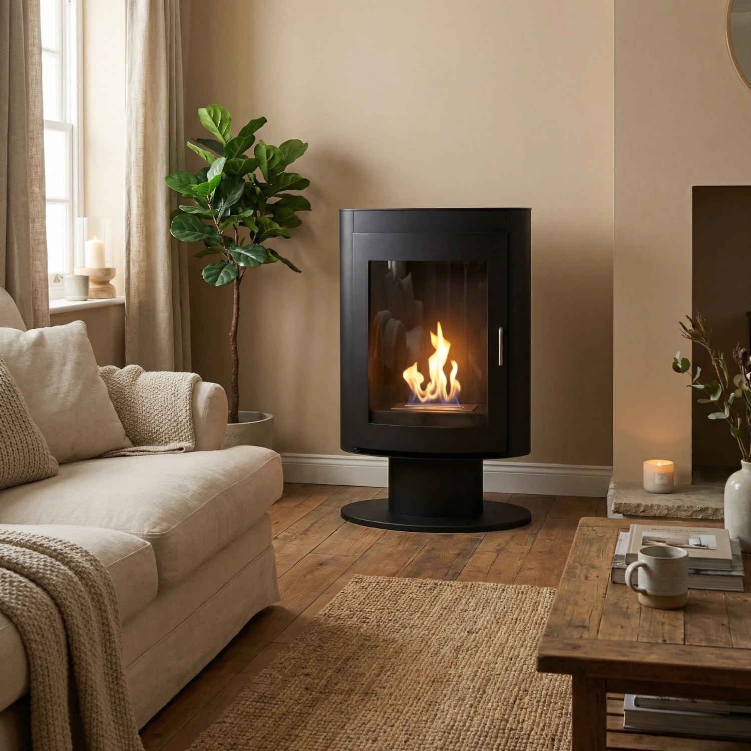 Trenton - Bioethanol Stove on Stand