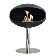 Cocoon Pedestal Matt Svart - Stål
