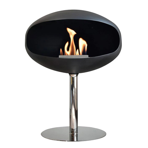 Cocoon Pedestal Matt Svart - Stål
