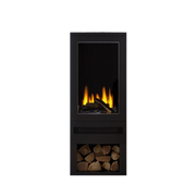 British Fires Bramshaw - Freestanding Electric Fireplace with Log Storage