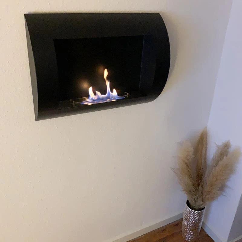 Ocean Svart - Billig etanol väggkamin