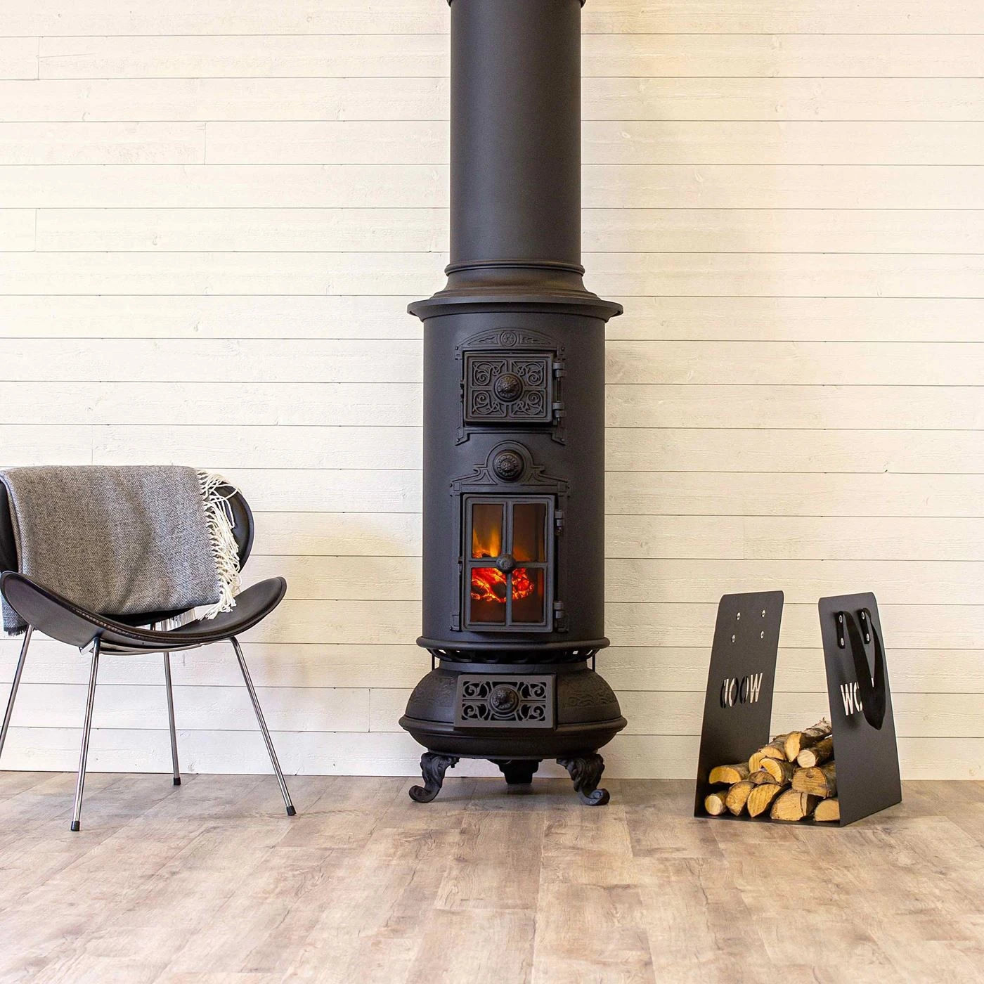 Westbo Classic Electric Fireplace - Cast Iron