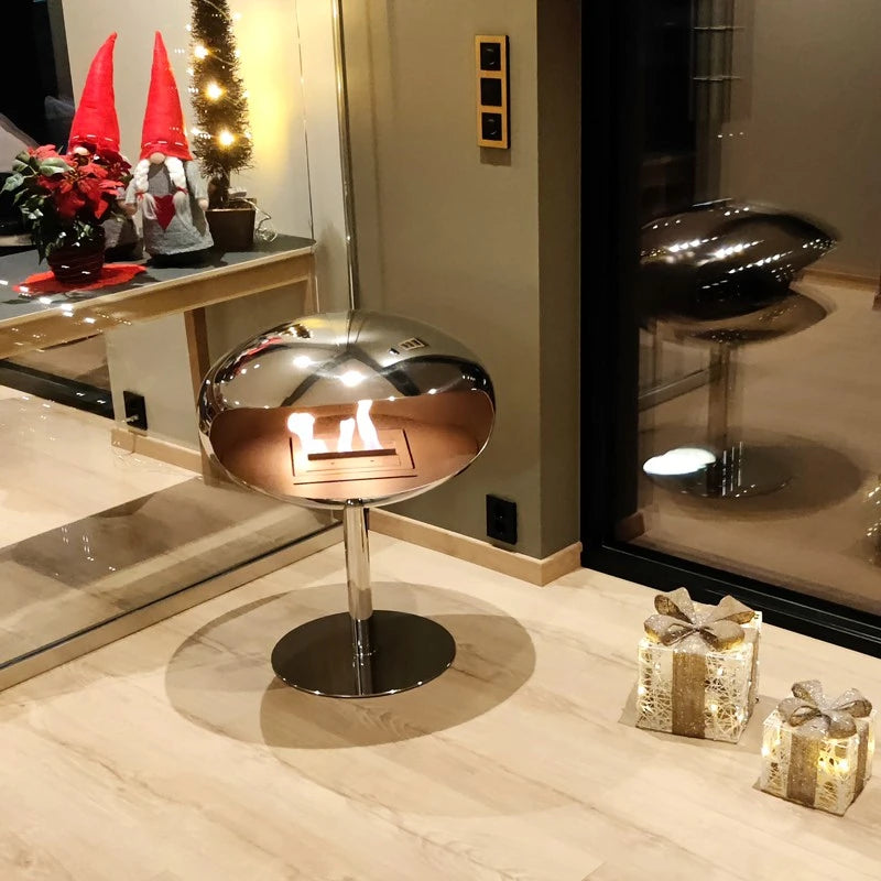 Cocoon Pedestal Polerat Stål